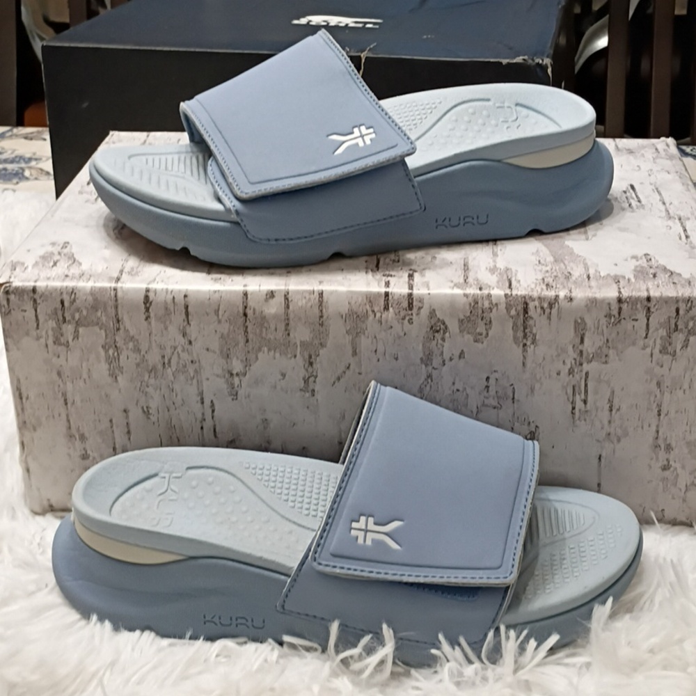 KURU Moment Colorful Arch supportive premium recovery slide Sandals Arch Support